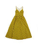 yellow gingham maxi dress